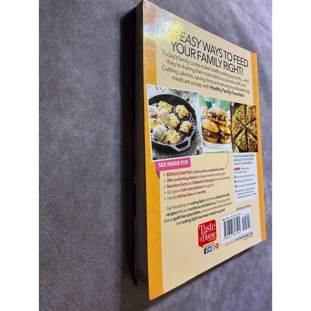 Taste of Home Healthy Family Favorites Cookbook 284 Recipes 9781617657191